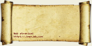 Jovana Ponoš vizit kartica